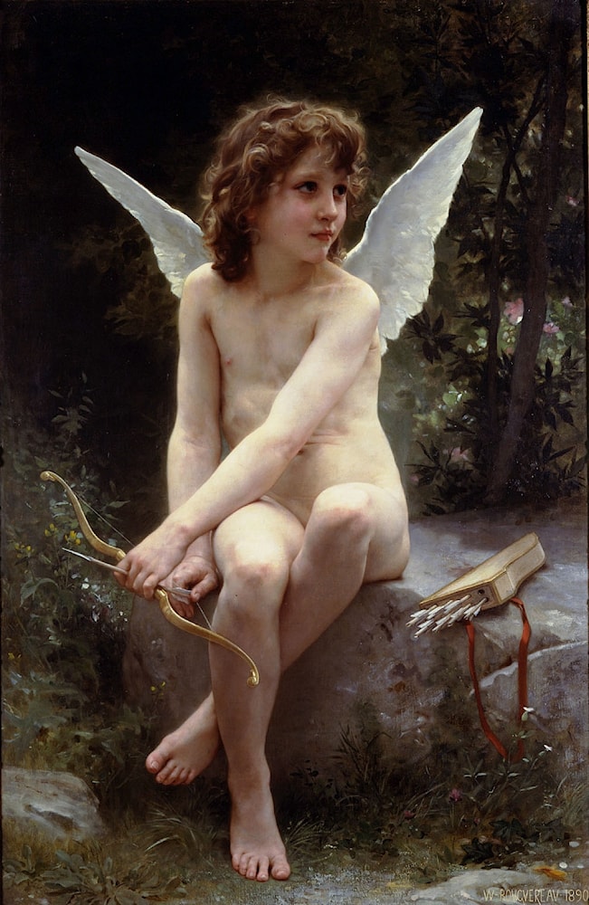 Amour a l'affut by William Adolphe Bouguereau - Art Renewal Center