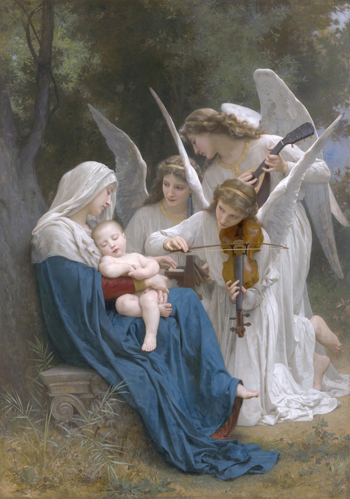 La Vierge Aux Anges By William Adolphe Bouguereau 3 Images Art Renewal Center