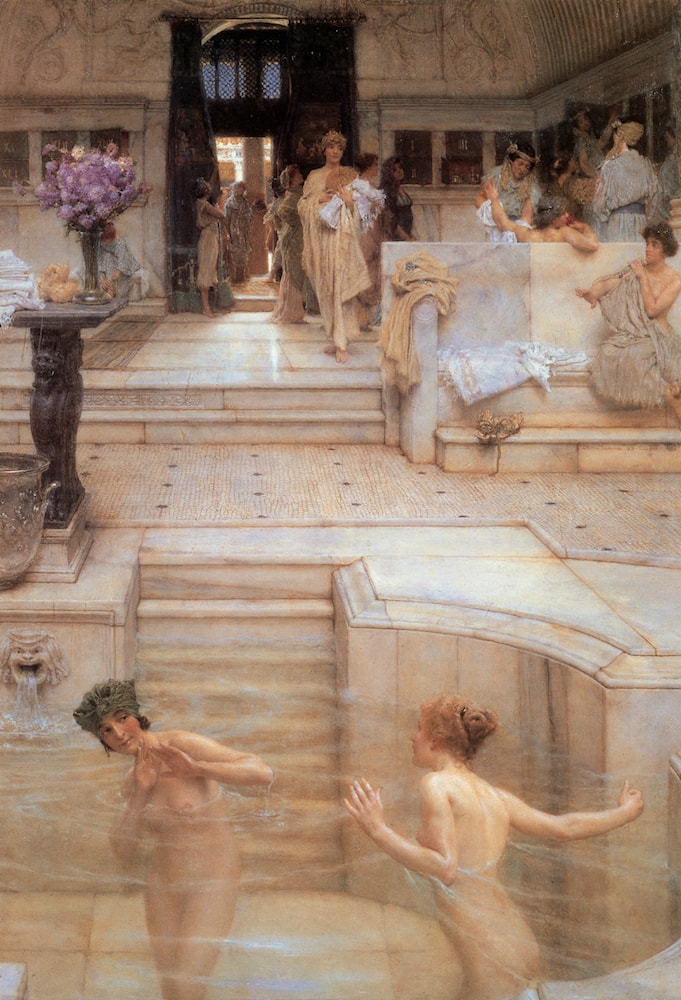 A Favourite Custom by Lawrence Alma-Tadema