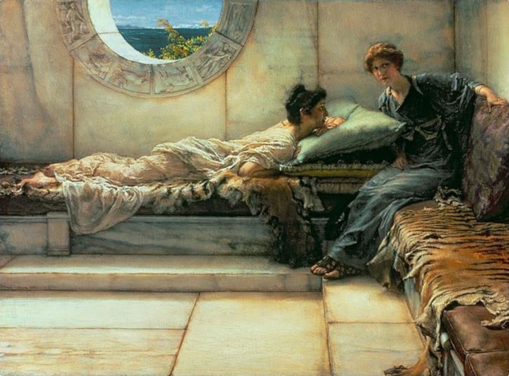 The Secret by Lawrence Alma-Tadema - Art Renewal Center