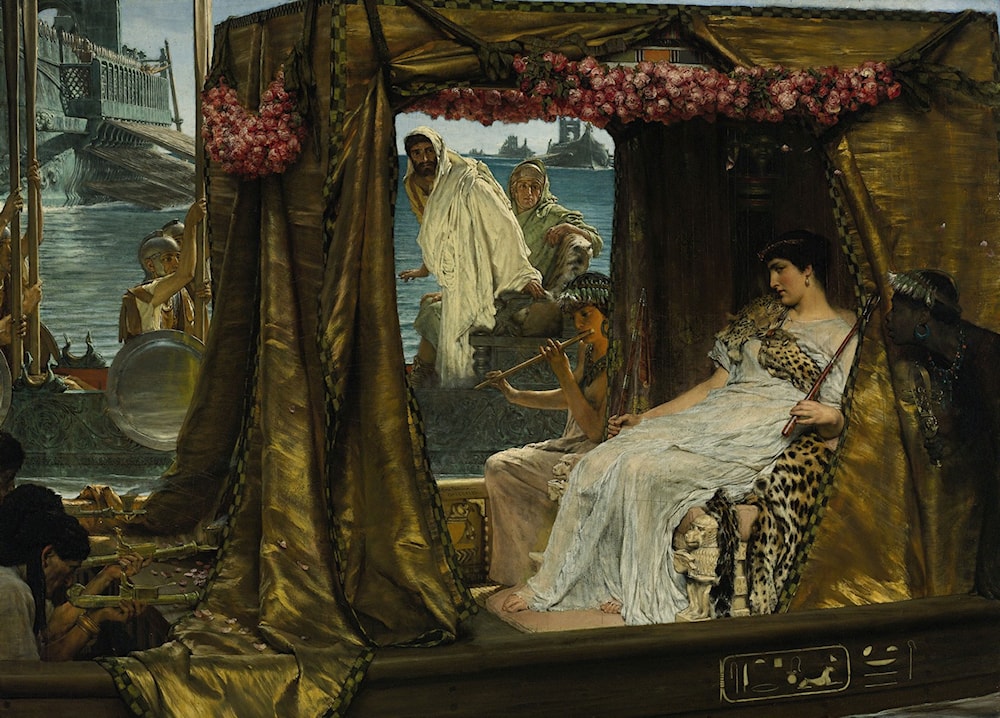 Antony and Cleopatra by Lawrence Alma-Tadema