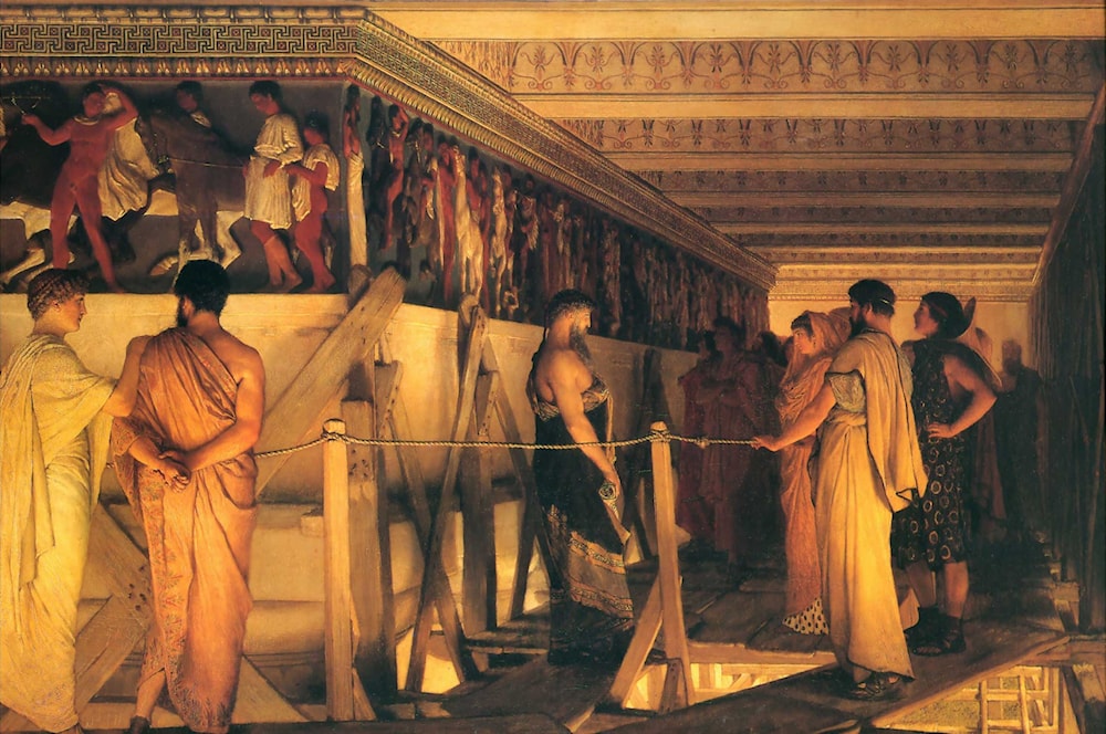 Among the Ruins by Lawrence Alma-Tadema - Art Renewal Center