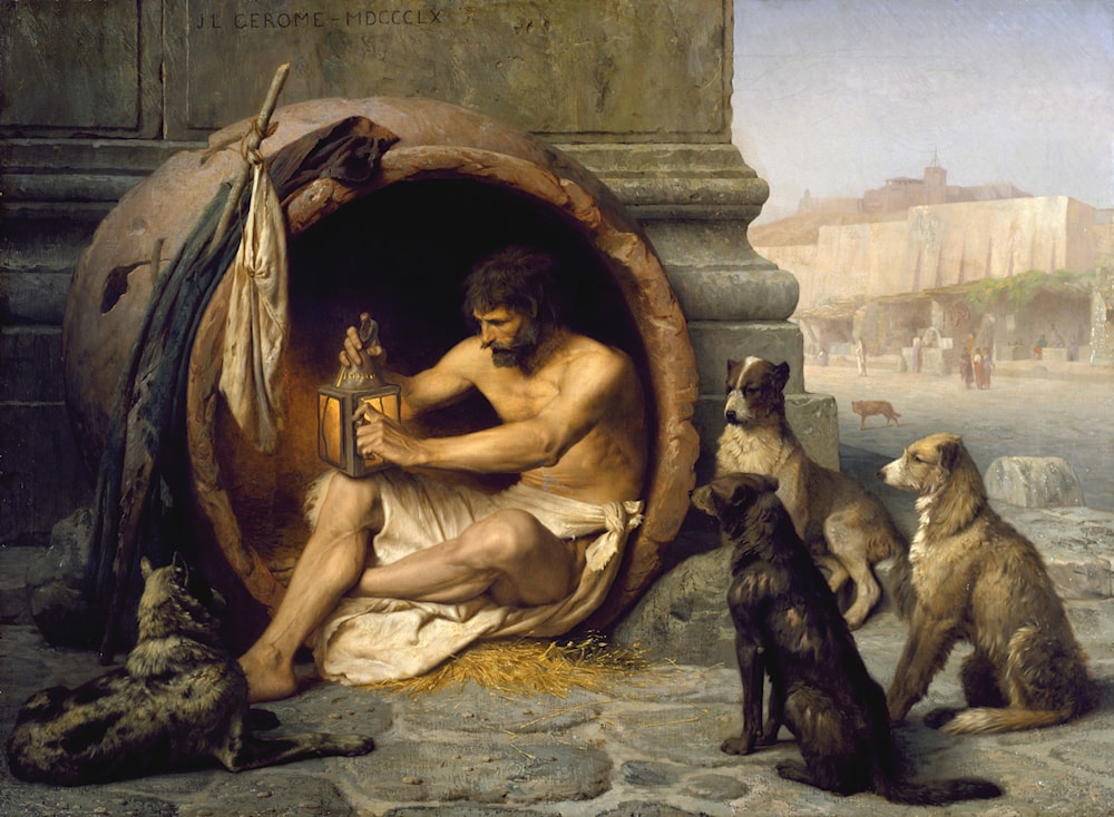 Diogenes by Jean-Léon Gérôme