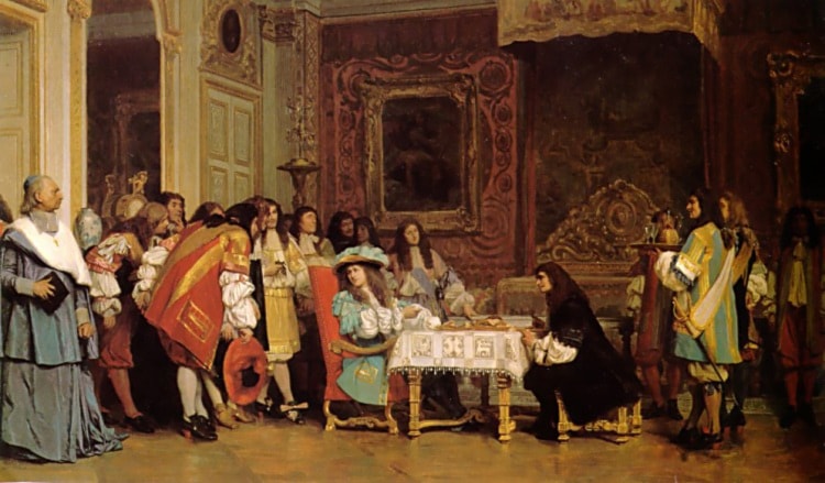 Louis XIV and Molière by Jean-Léon Gérôme