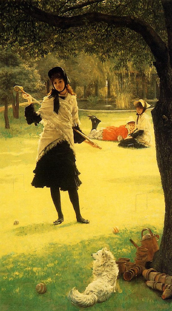 Croquet by James Jacques Joseph Tissot