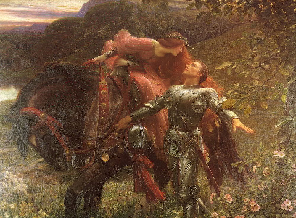 La Belle Dame Sans Merci by Frank Dicksee