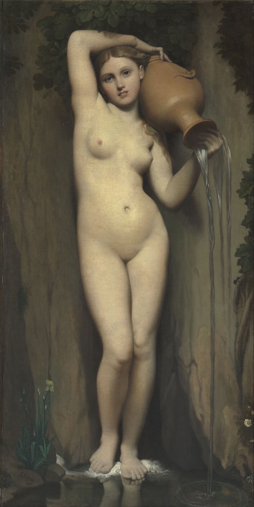 La Source by Jean Auguste Dominique Ingres
