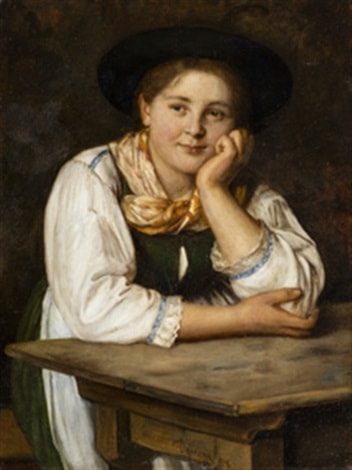 Jente by Franz Von Defregger