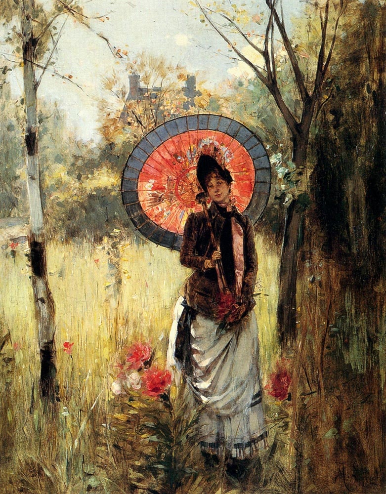 A Summer Stroll by Albert Lynch