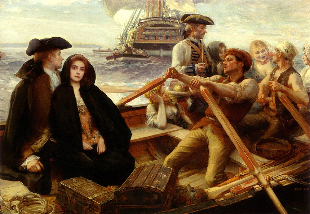 The Jolly Boat by Albert Lynch