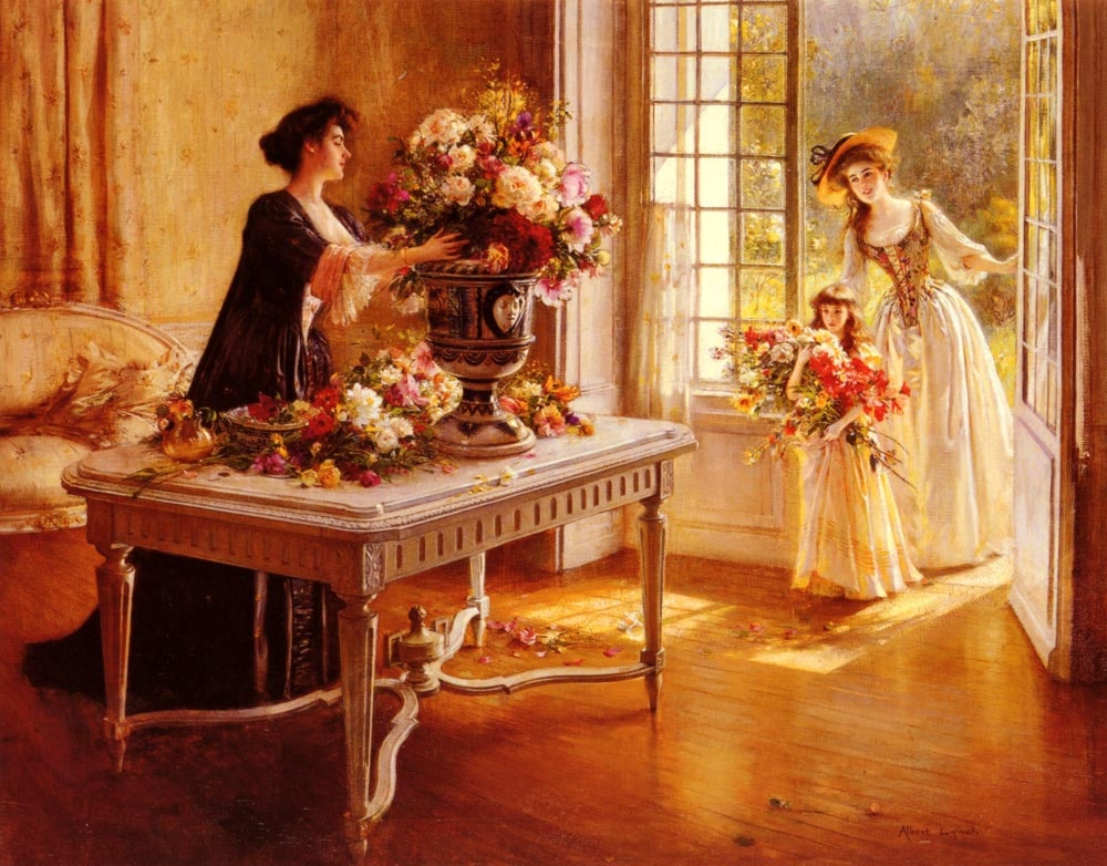 Fresh From The Garden by Albert Lynch