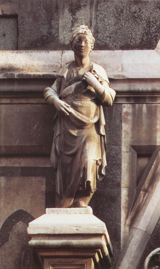 Prophet (left of the Porta della Mandorla) by Donatello - Art Renewal