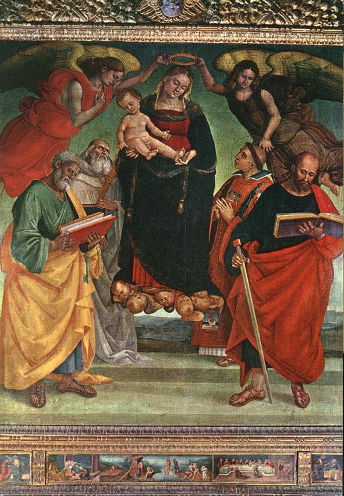 Madonna And Child With Saints By Luca Signorelli Art Renewal Center