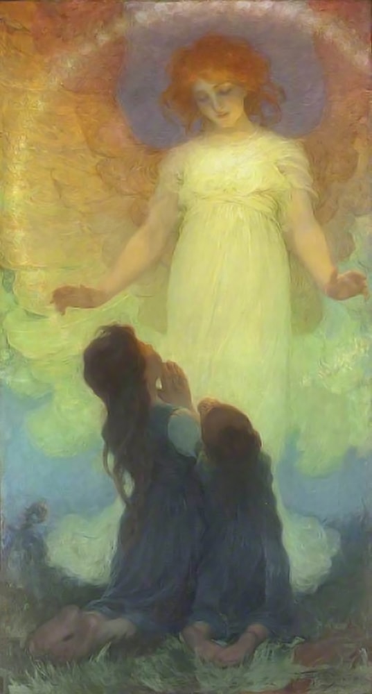 The Guardian Angel by Franz Dvorak