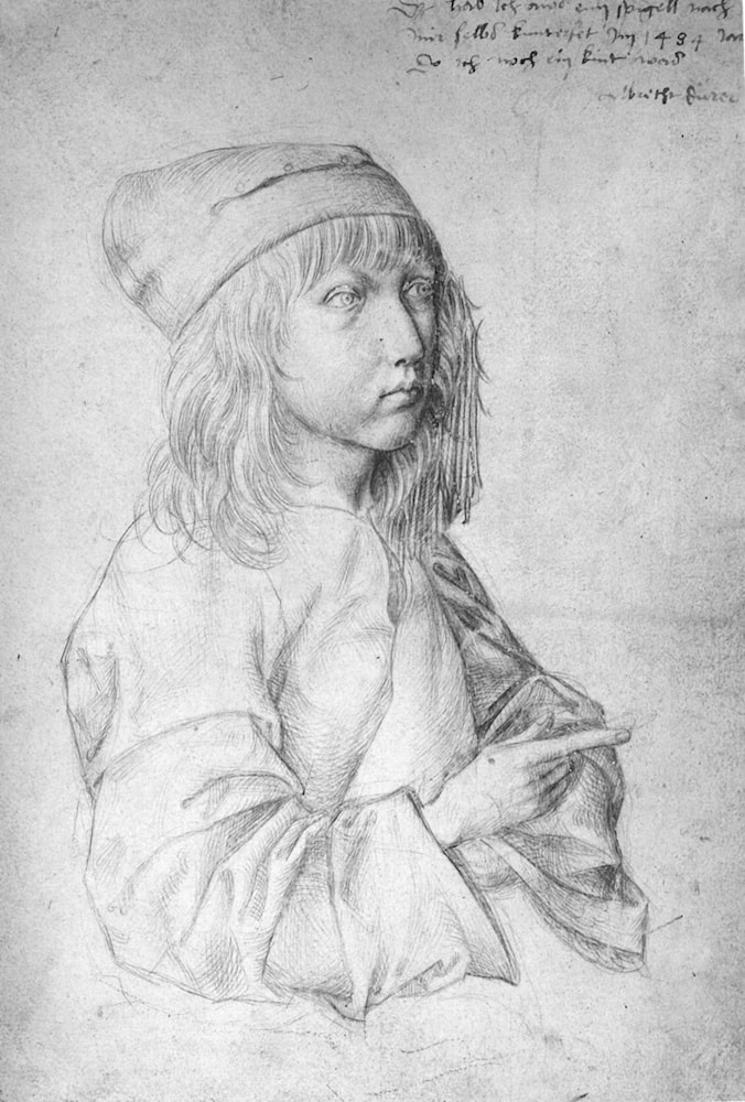 Self Portrait at 13 by Albrecht Durer - Art Renewal Center
