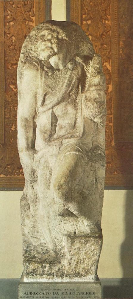 St Matthew by Michelangelo