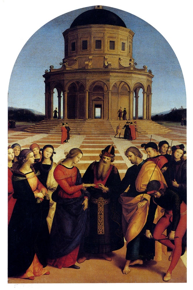 Marriage Of The Virgin by Raphael