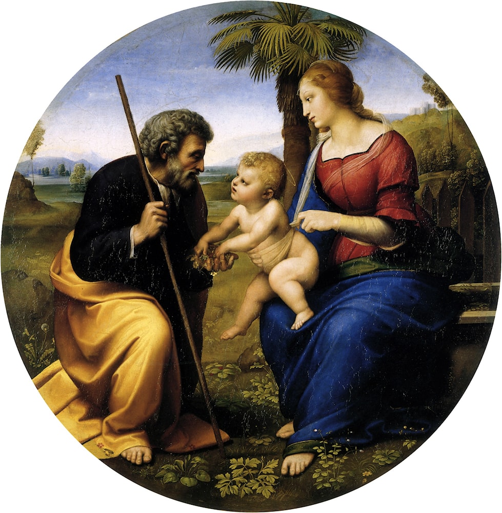 The Holy Family with a Palm Tree by Raphael