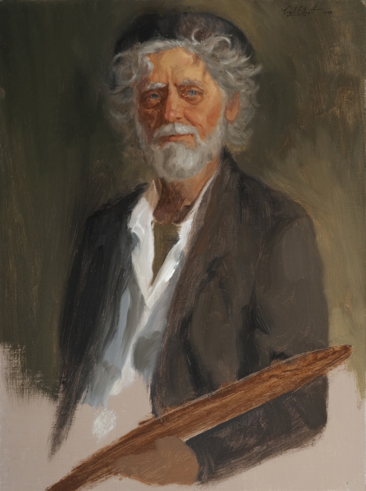 Quick Sketch of Andrew Annenburg by Virgil Elliott