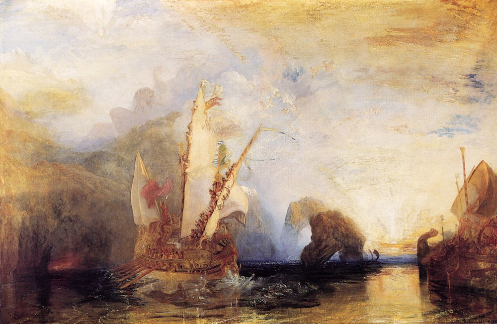 Ulysses Deriding Polyphemus - Homer's Odyssey by Joseph Mallord William Turner