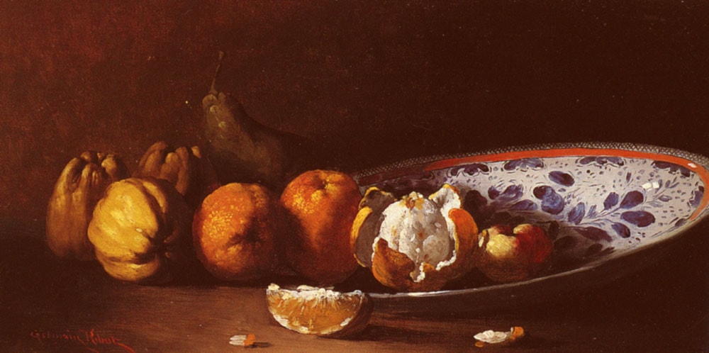 Nature Morte Aux Fruits by Germain Theodure Clement Ribot - Art
