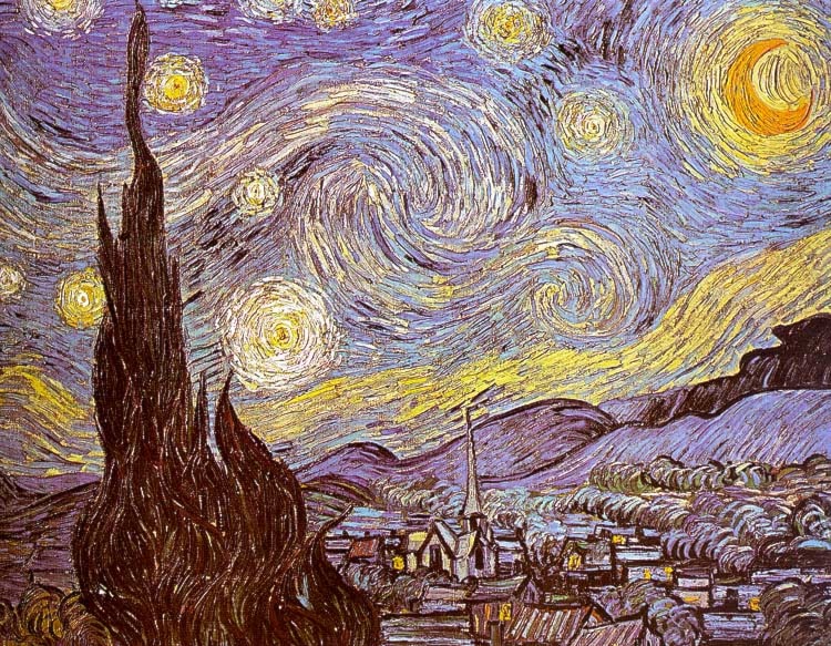 The Starry Night by Vincent van Gogh