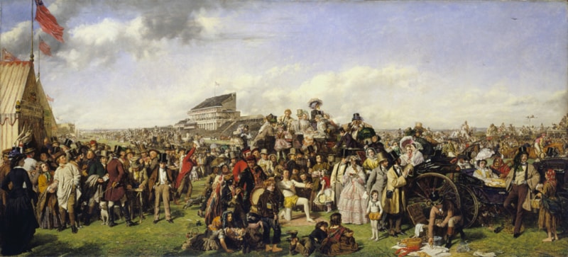The Derby Day by William Powell Frith