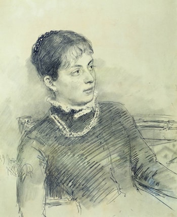 The Artist's Wife on the Sofa