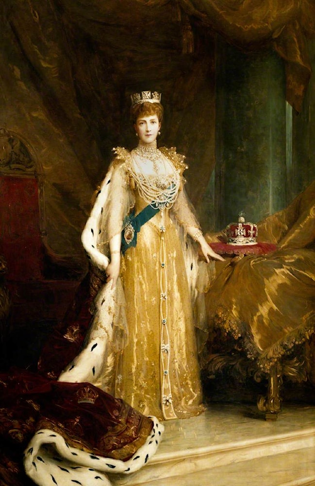 Queen Alexandra of Denmark (1844–1925) by Luke Fildes - Art Renewal Center