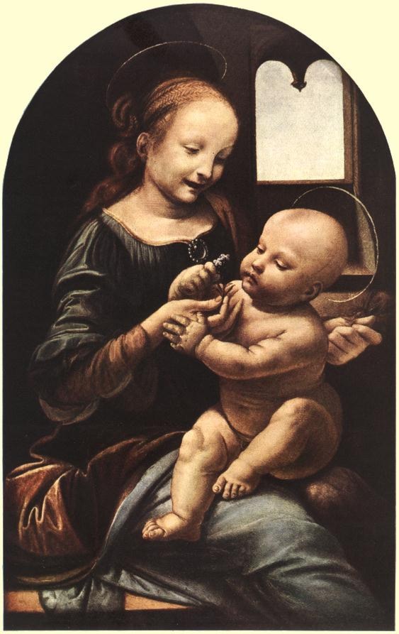 Madonna with Flower by Leonardo da Vinci