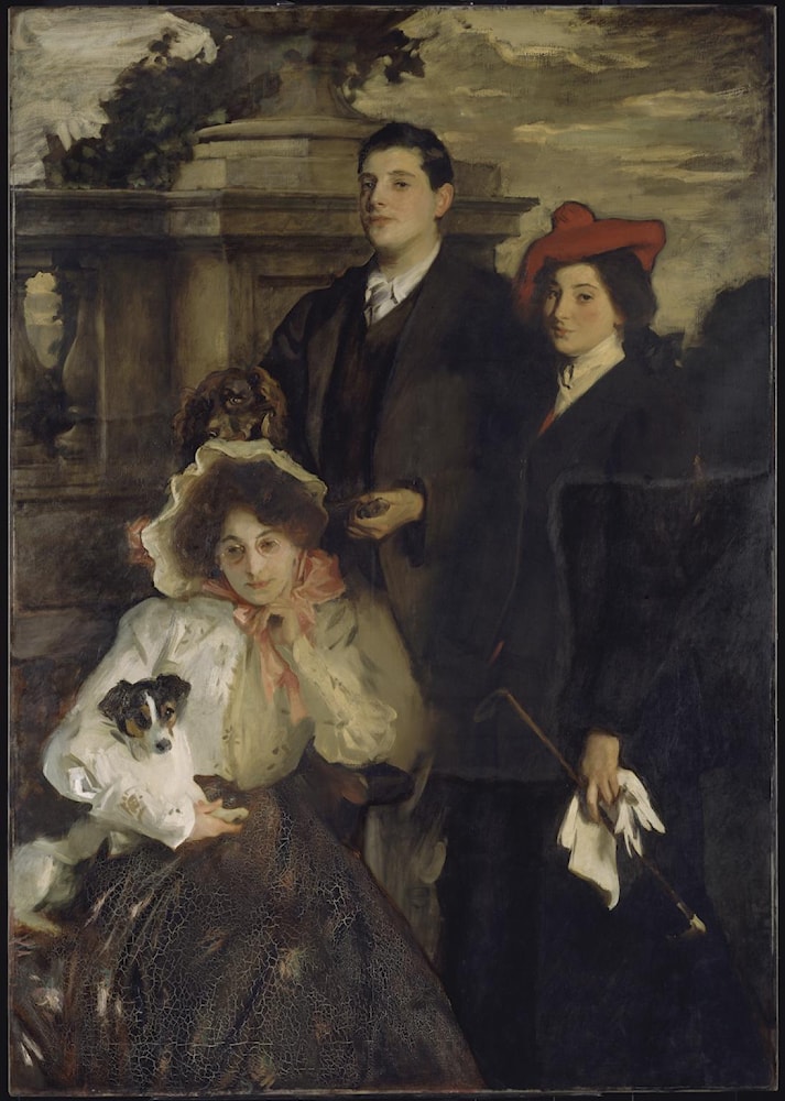 Hylda, Almina and Conway, Children of Asher Wertheimer by John Singer
