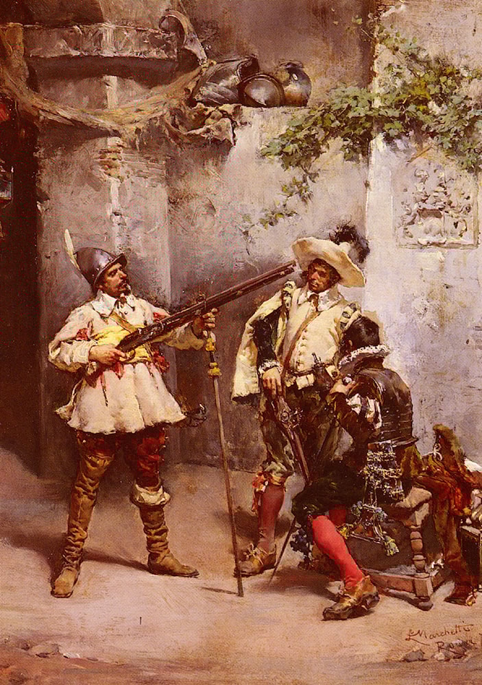 The Musketeers by Ludovico Marchetti