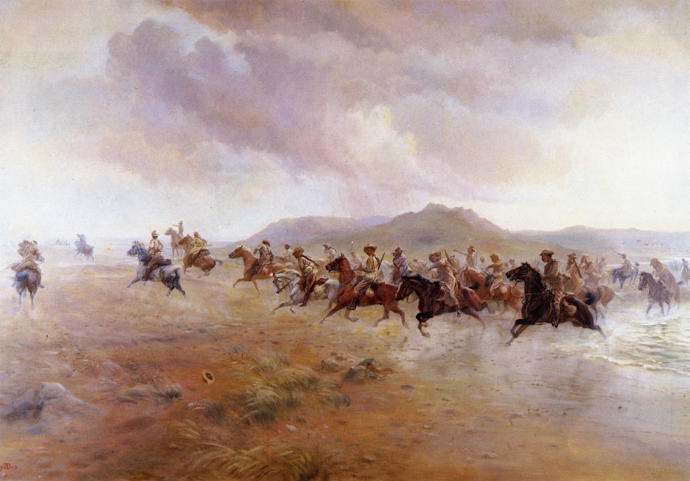 Impression Sur Toile 'Restes D'une Armée' - 30x45 Cm, Décoration Murale Moderne, Tableau Art Militaire - 2