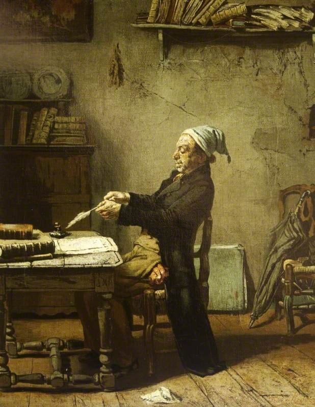 Man at a Desk by Theodore Gerard