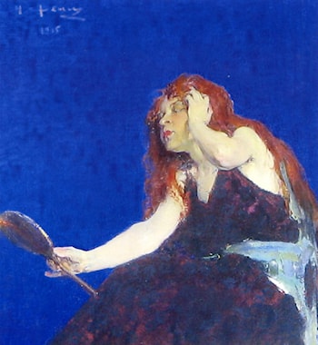 Woman with a Mirror