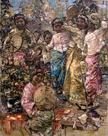 Burmese Musicians and Dancers