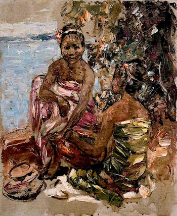 Burmese Water Carriers on the Banks of the Irrawaddy