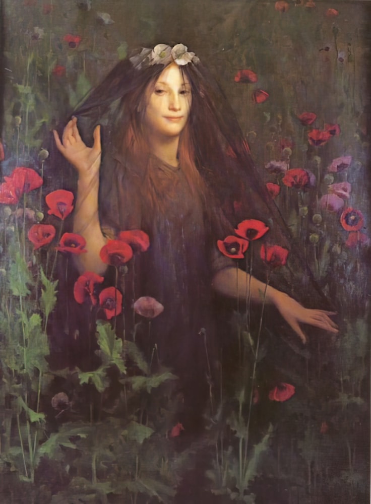 Death the Bride by Thomas Cooper Gotch - Art Renewal Center