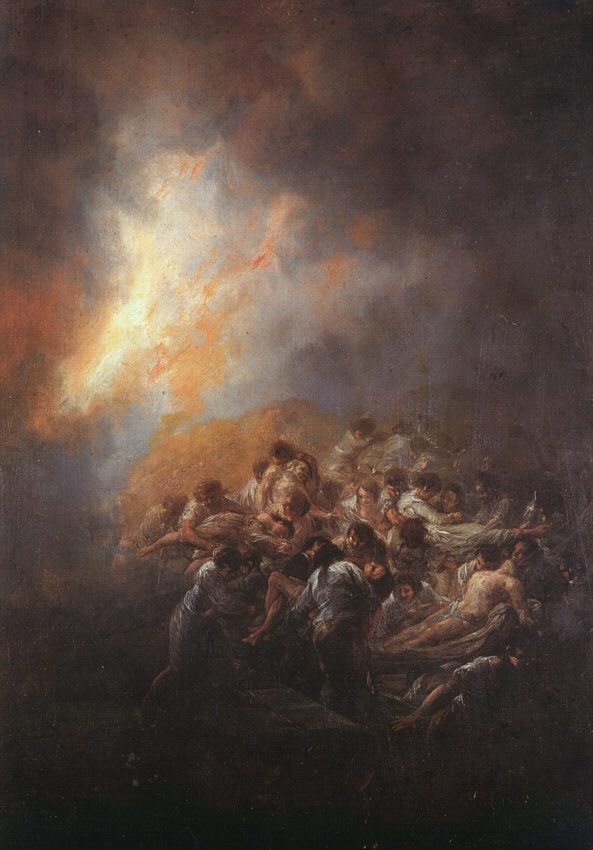 The Fire by Francisco de Goya - Art Renewal Center