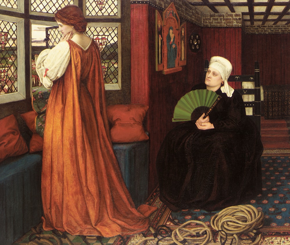 Juliet and the Nurse by John Roddam Spencer Stanhope Art Renewal Center