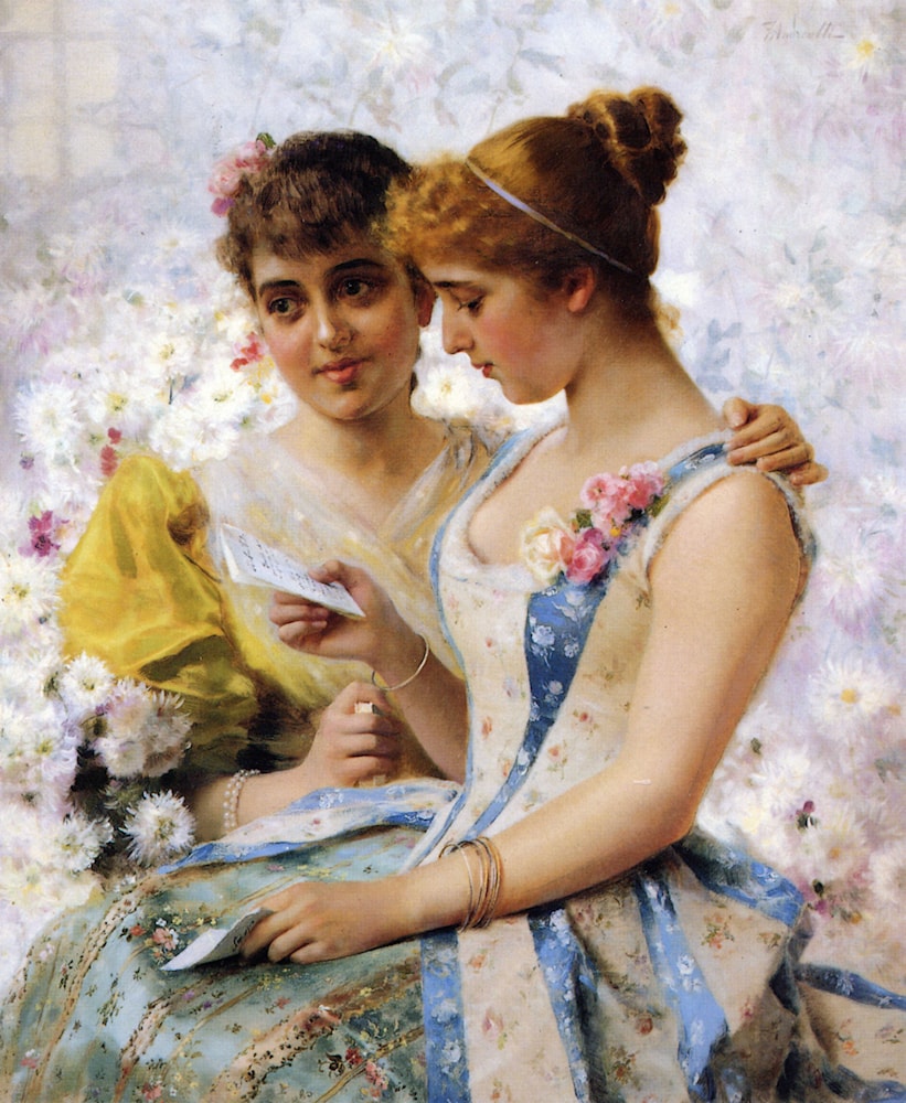 Federico Andreotti、Idillio、希少画集より、新品額装付 Federico Andreotti - 25 artworks - Art Renewal Center