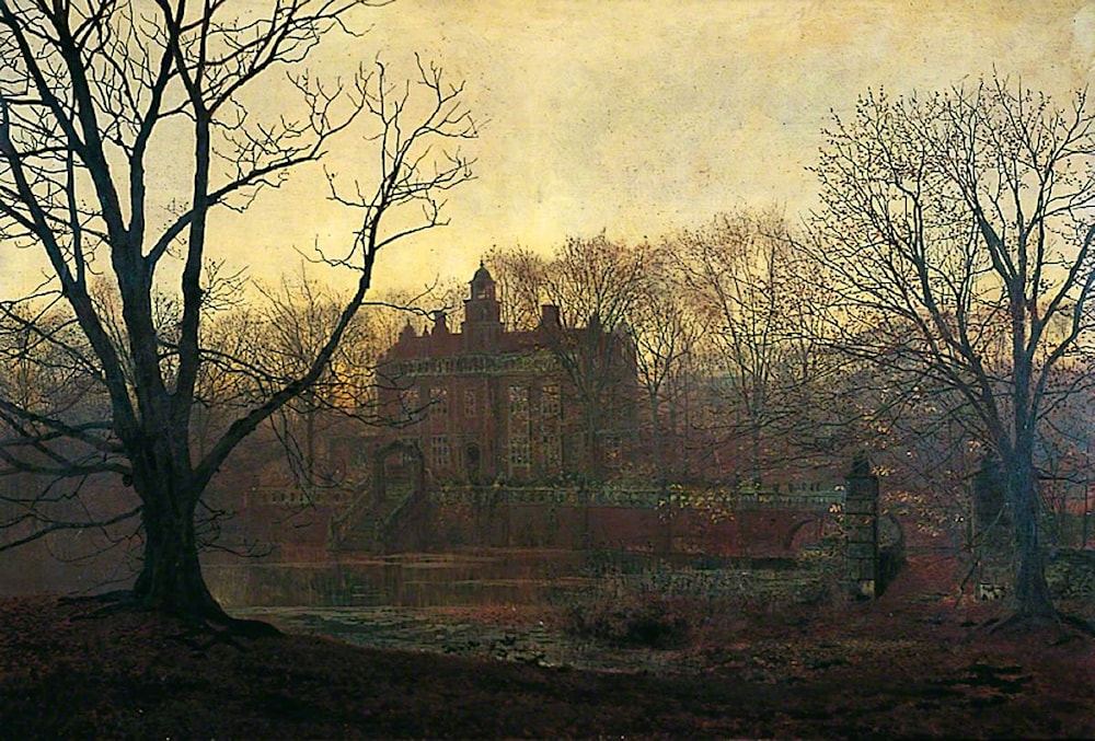 A Yorkshire Home by John Atkinson Grimshaw Art Renewal Center
