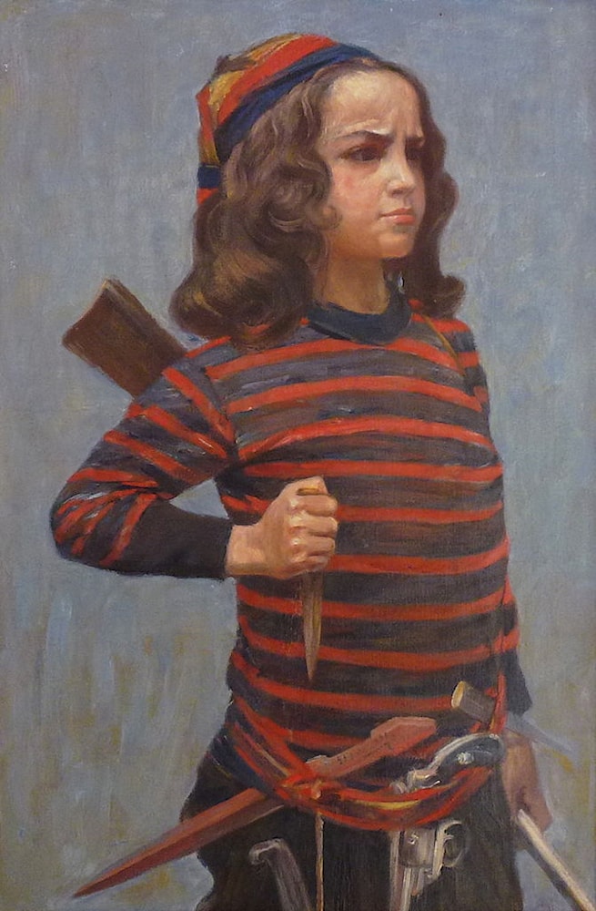 Fausto Acke as Pirate by Johan Axel Gustaf Acke Art Renewal Center