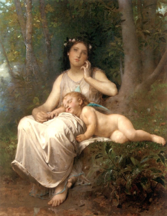 Love and Innocence by L&eacute;on Bazile Perrault