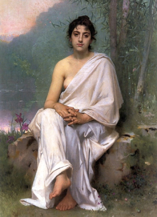 Meditation by L&eacute;on Bazile Perrault