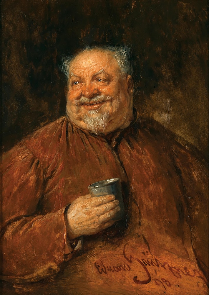 Falstaff by Eduard von Grützner - Art Renewal Center