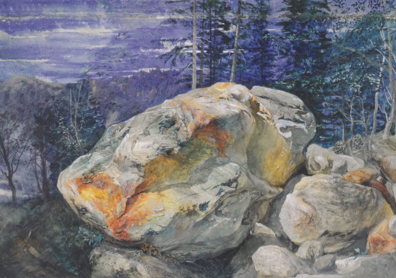 Fragment of the Alps by John Ruskin Art Renewal Center