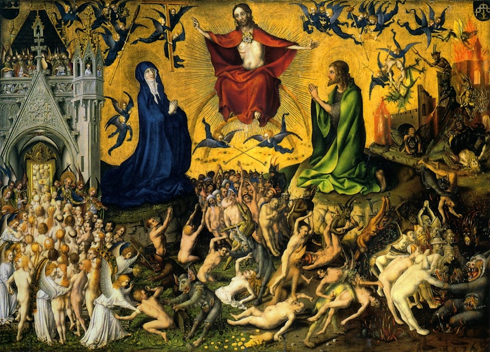 LOCHNERStephan:La Vierge au buisson de roses (analyse du tableau