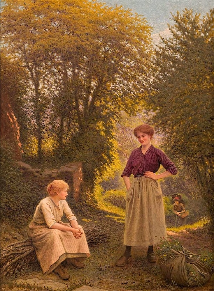 1897年アンティーク・リトグラフCamille Bellanger