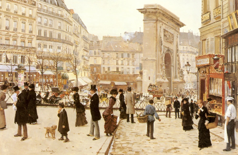 Le Boulevard St. Denis, Paris by Jean Béraud Art Renewal Center